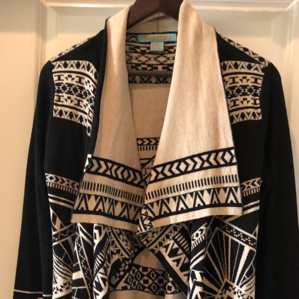 Aztec Print Cardigan Sz M